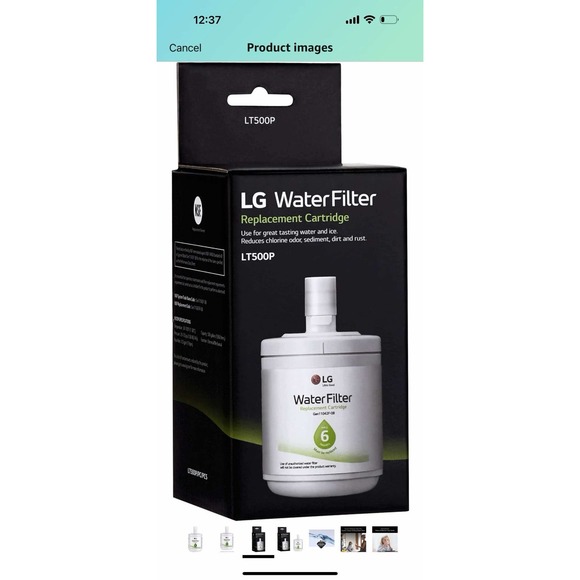 LG LT500P 6 Month 500 Gallon Capacity Replacement Refrigerator Water Filter - Picture 5 of 7